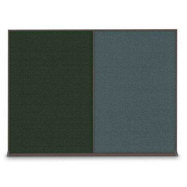 Double Door Radius Plus Corkboard, 60"X
